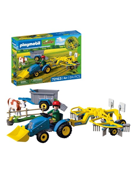 Tractor Pequeño con Hileradora de Heno 72163 PLAYMOBIL