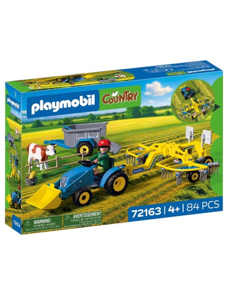 Tractor Pequeño con Hileradora de Heno 72163 PLAYMOBIL