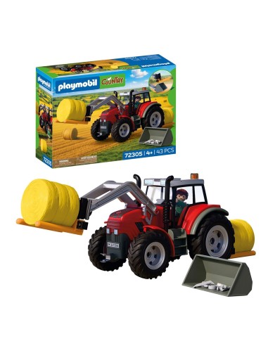 Tractor Grande con Pacas de Heno 72305 PLAYMOBIL