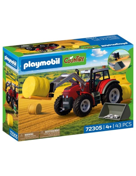 Tractor Grande con Pacas de Heno 72305 PLAYMOBIL
