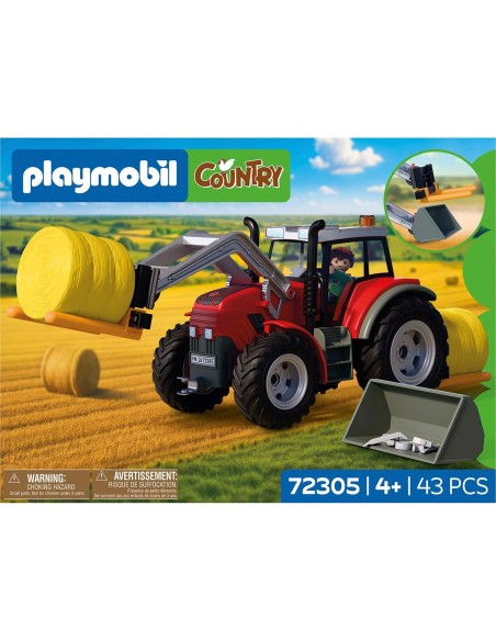 Tractor Grande con Pacas de Heno 72305 PLAYMOBIL