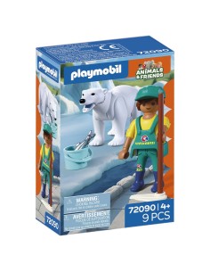 Zoo: Oso Polar y Cuidador 72090 PLAYMOBIL