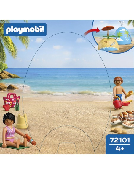 Play Egg: Vacaciones en la Playa 72101 PLAYMOBIL