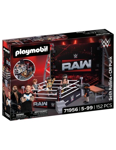 Set de Coleccionista Ring Raw 71956 WWE PLAYMOBIL