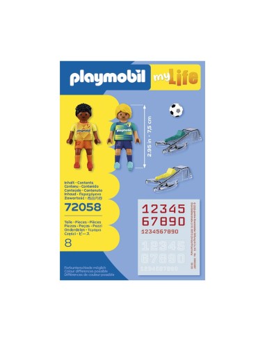 Jugadores de Fútbol 72058 PLAYMOBIL