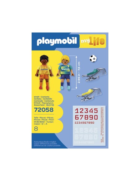 Jugadores de Fútbol 72058 PLAYMOBIL
