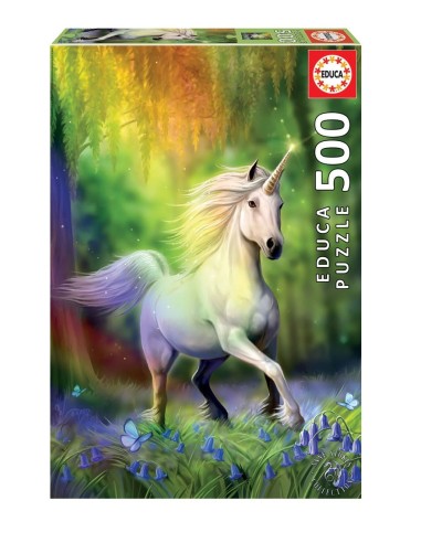 Puzzle 500 piezas persiguiendo el unicornio 18448 | EDUCA | Juguetes ...