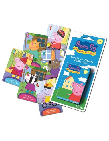 Baraja de cartas infantiles Peppa Pig 10023466 PEPPPA PIG FOURNIER