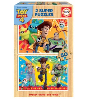 Puzzle madera 2x50 18084 TOY STORY 4 EDUCA
