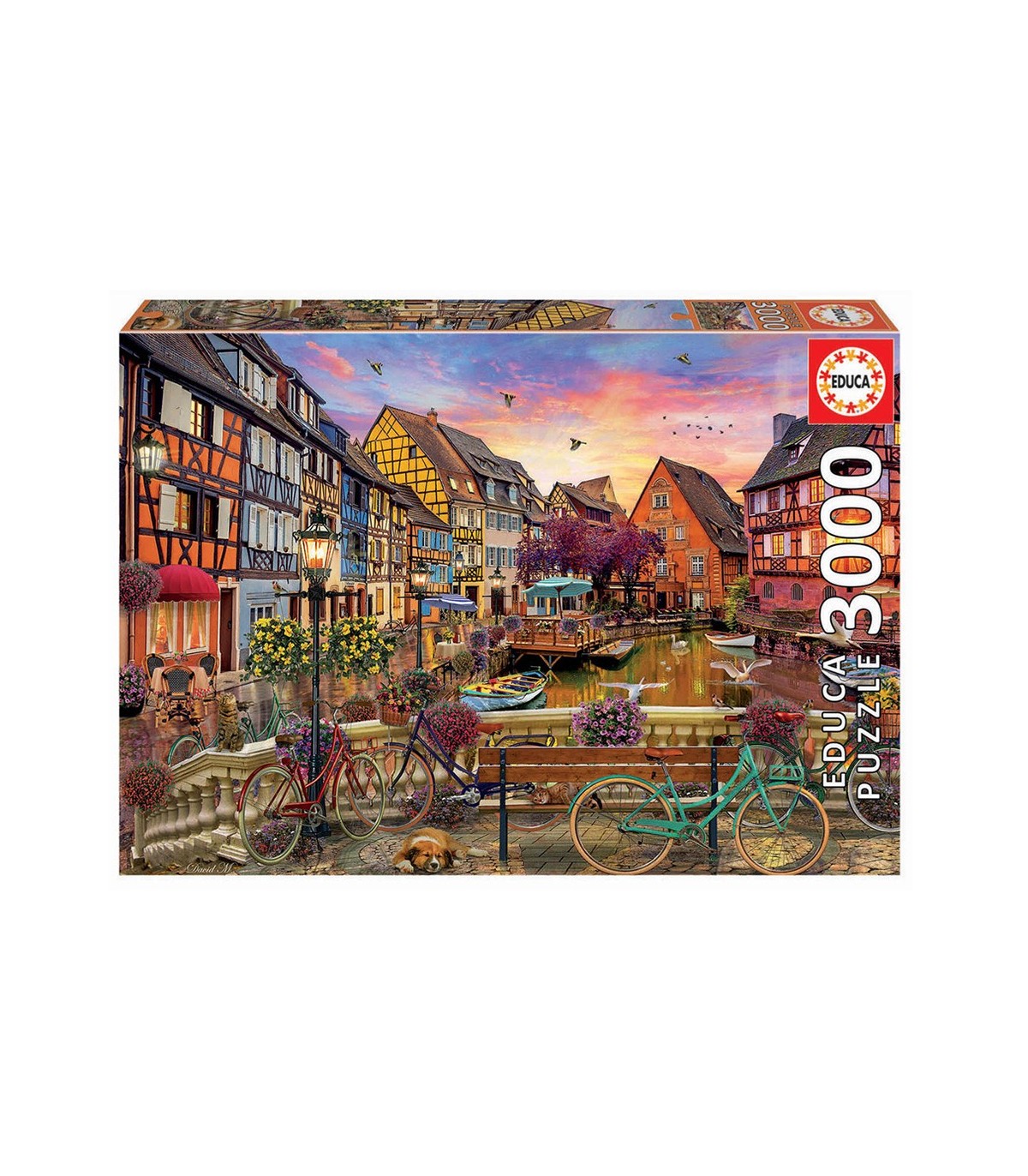 Puzzle de 3000 piezas : Paisaje Foto - Educa - Calle Del Puzzle