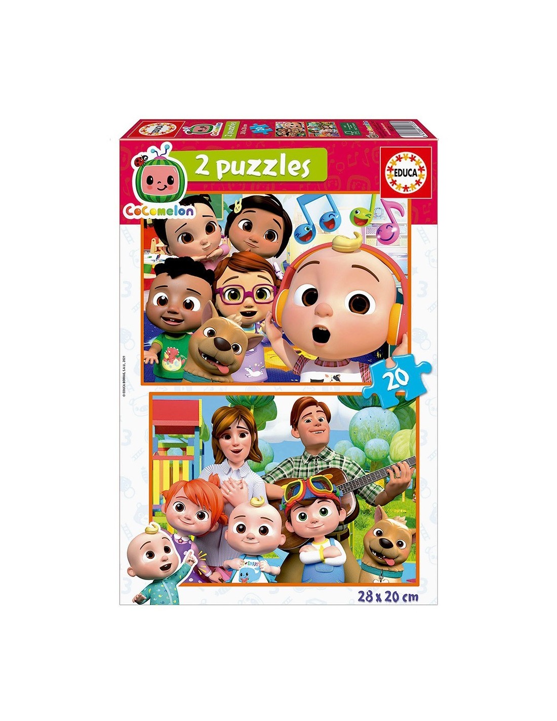 Puzzle 2X20 Cocomelon 19137 | COCOMELON EDUCA | Juguetes Abracadabra