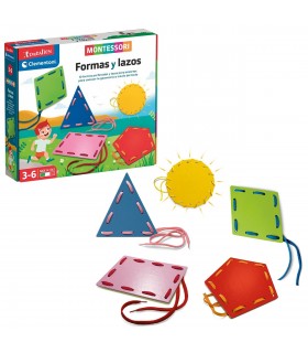 Montessori - Formas y lazos 55450 CLEMENTONI