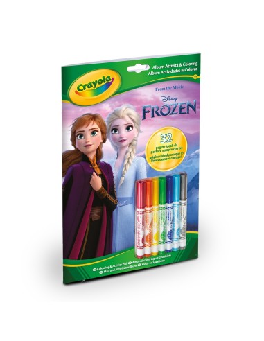 Libro actividades Frozen 2 7 rotuladores 04-5900 FROZEN CRAYOLA