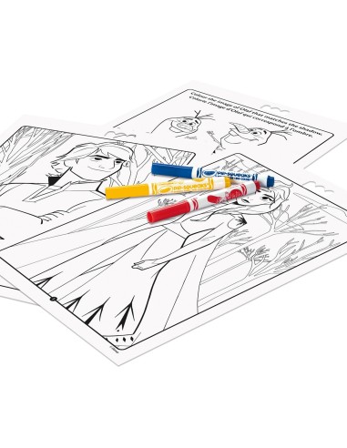 Libro actividades Frozen 2 7 rotuladores 04-5900 FROZEN CRAYOLA