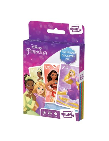 Juego de cartas 4 en 1 10027510 | DISNEY PRINCESS SHUFFLE | Juguetes ...