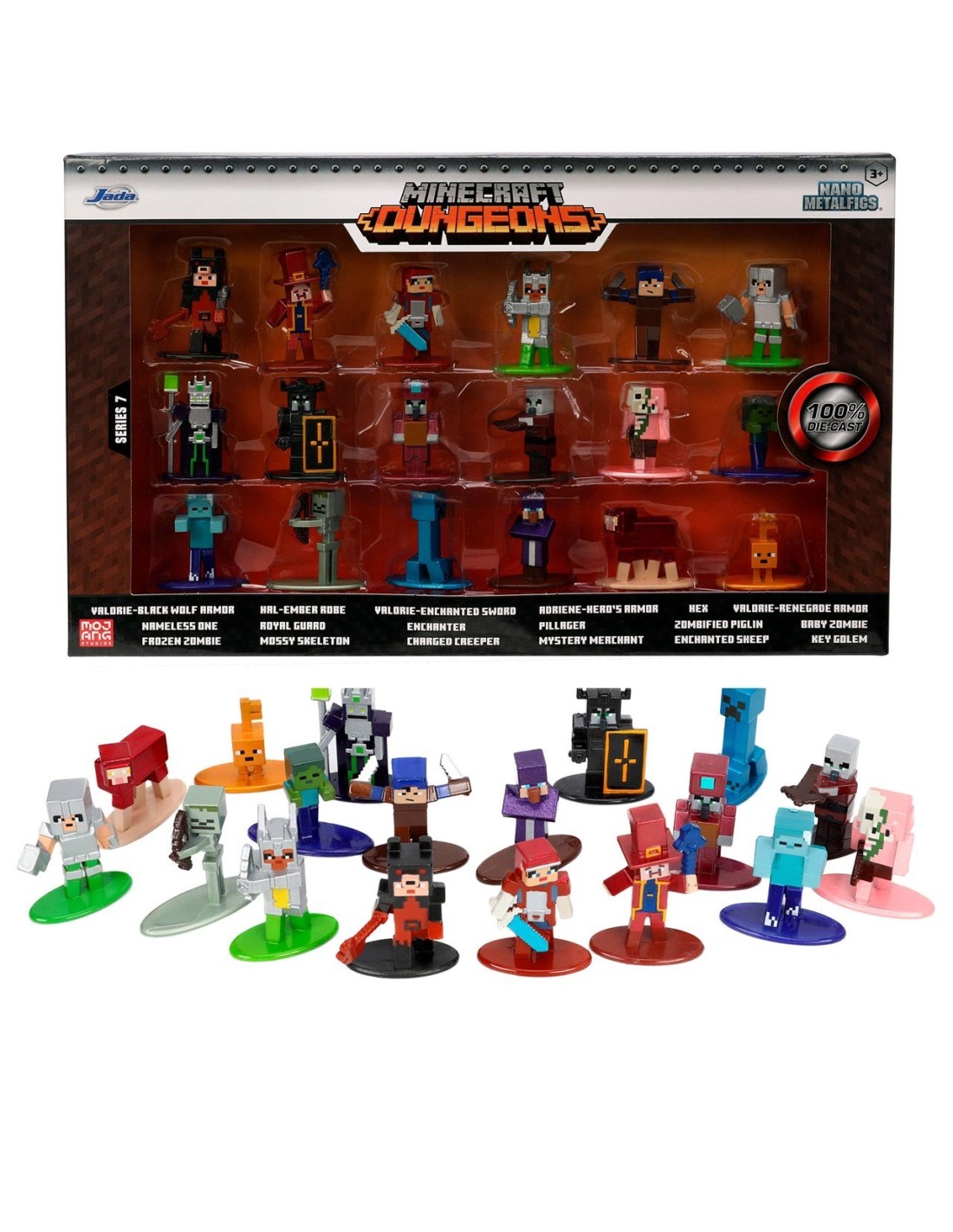 JADA TOYS MINECRAFT 4 PACK 2 5 INC FIGURES Mini Figürler Jada Toys