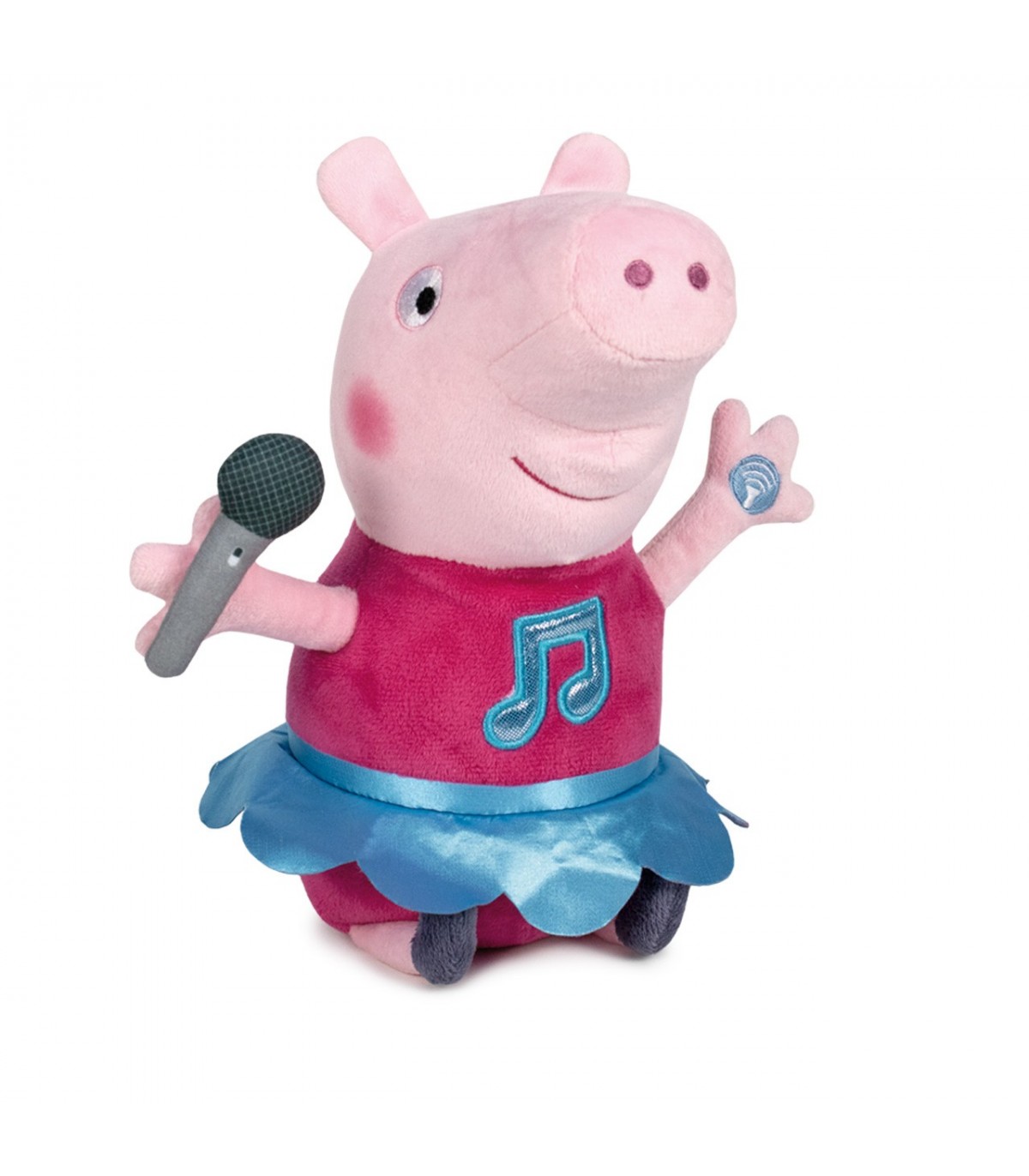 Peppa Pig Peluche Musical 27cm 760019955, PEPPA PIG FAMOSA