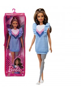 Muñeca Barbie Fashionista con pierna protésica GYB08 BARBIE