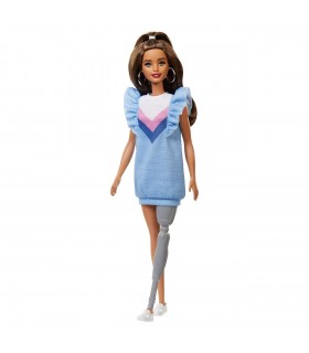 Muñeca Barbie Fashionista con pierna protésica GYB08 BARBIE