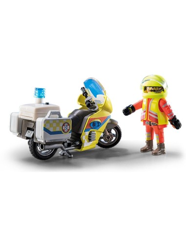 Moto de Emergencias con Luz Intermitente City Life 71205 PLAYMOBIL