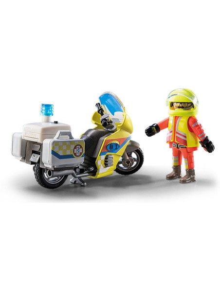 Moto de Emergencias con Luz Intermitente City Life 71205 PLAYMOBIL