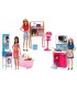 Muñeca Barbie con conjuntos mobiliario DVX51 BARBIE