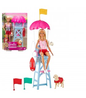 Muñeca Barbie playset socorrista GTX69 BARBIE