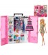 Muñeca Barbie con armario portátil GBK12 BARBIE