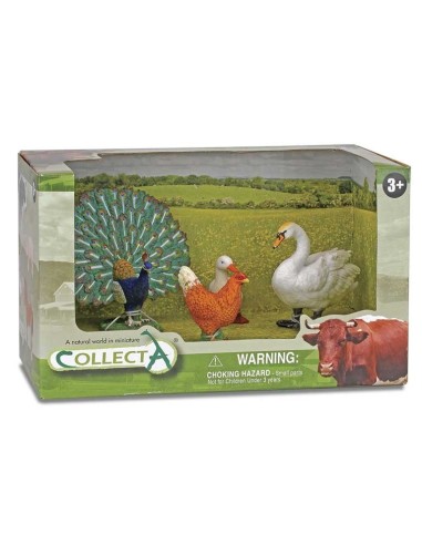 vida en la granja en caja abierta 4pcs 89128 90189128 COLLECTA