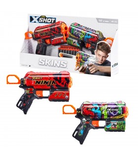 X-shot skins flux bulk 2 pack con 8 dardos 36534 ZURU