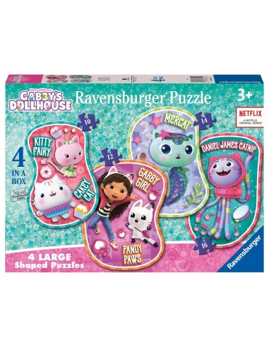 Puzzle 4 formas La casa de Gabby 03170 BLUEY RAVENSBURGUER