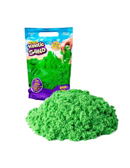 Kinetic Sand bolsa de arena verde 6061463 SPIN MASTER
