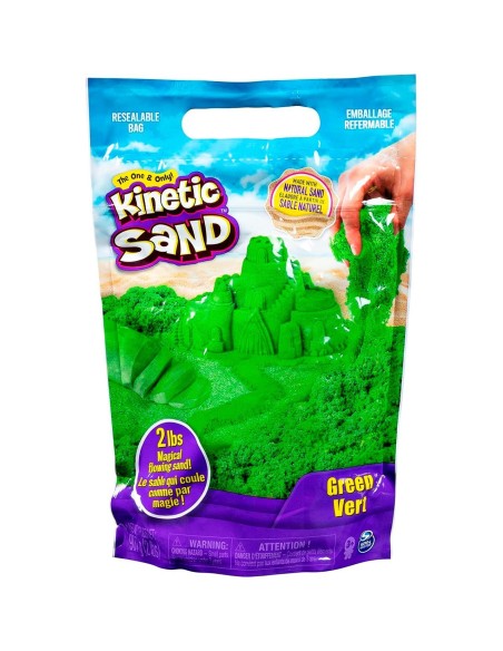 Kinetic Sand bolsa de arena verde 6061463 SPIN MASTER