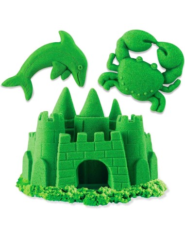 Kinetic Sand bolsa de arena verde 6061463 SPIN MASTER