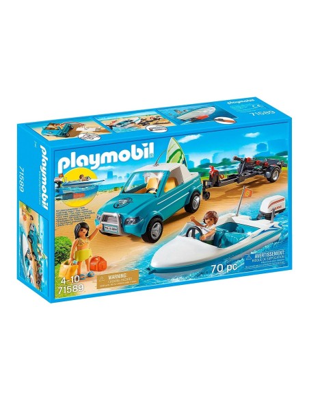 Pick up con Lancha Summer Fun 71589 PLAYMOBIL