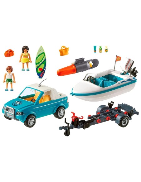 Pick up con Lancha Summer Fun 71589 PLAYMOBIL
