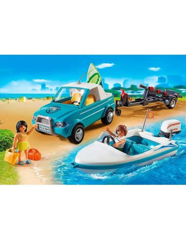 Pick up con Lancha Summer Fun 71589 PLAYMOBIL