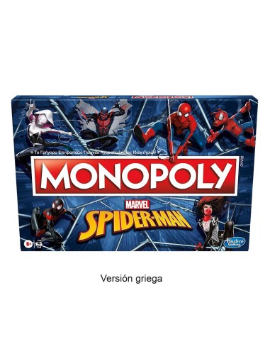 Monopoly Spiderman en Griego F3968 SPIDERMAN MONOPOLY