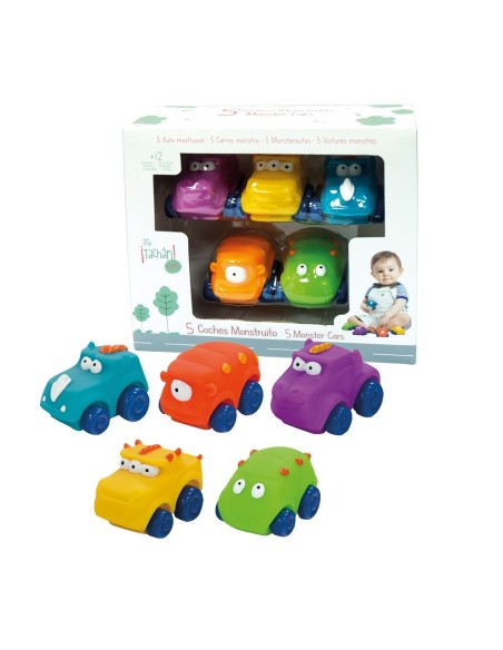 Set de 5 coches mini monstruos 751T00557 TACHAN