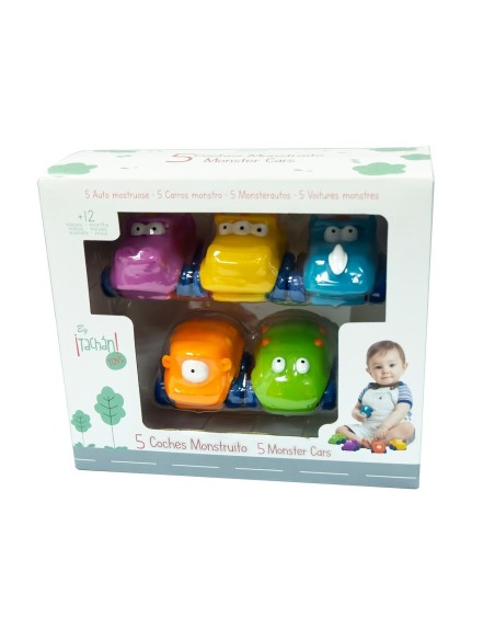 Set de 5 coches mini monstruos 751T00557 TACHAN