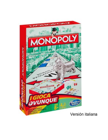Juego Monopoly Viaje EN ITALIANO B1002 MONOPOLY