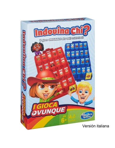 Juego Quién es Quién Viaje EN iTALIANO B1204 HASBRO GAMES