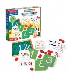 Montessori - Números táctiles 55451 CLEMENTONI