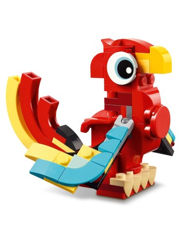 Dragón Rojo 3 en 1 31145 LEGO
