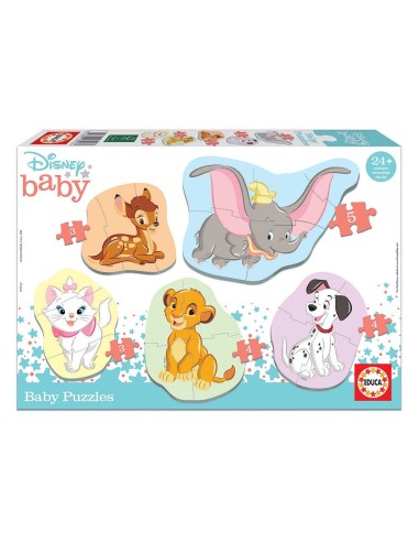 Puzzle Baby Disney Animals 18591 | DISNEY EDUCA | Juguetes Abracadabra