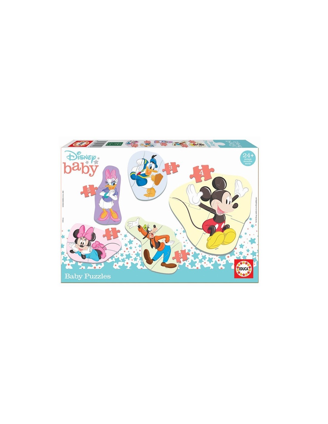 Puzzle baby mickey y sus amigos 18590 | DISNEY EDUCA | Juguetes Abracadabra