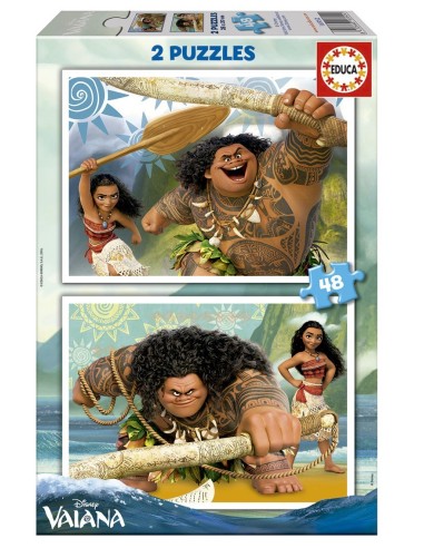 Puzzle 2 x 48 Ariel y Jasmín 16952 | VAIANA EDUCA | Juguetes Abracadabra