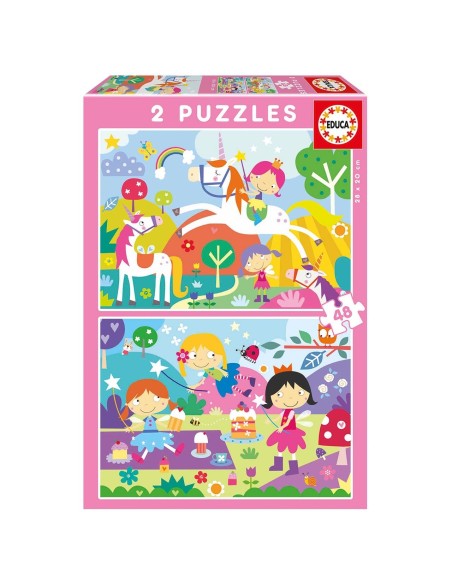 Puzzles 2x48 Mundo de Fantasía 19993 EDUCA
