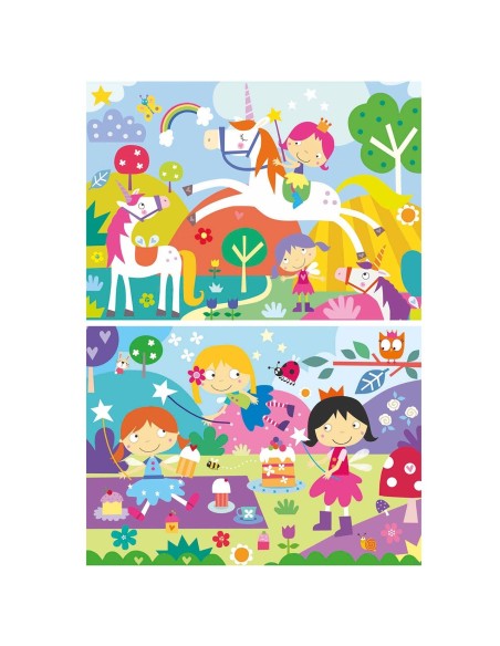 Puzzles 2x48 Mundo de Fantasía 19993 EDUCA