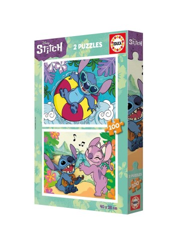 Puzzle 2x100 Stitch 19998 DISNEY EDUCA